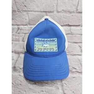 VGC Southern Tide The Skipjack Patch Logo Fishing Hat BLUE WHTE One Size